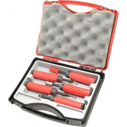 Shaviv 18 Piece Hand Deburring Tool Set Includes Universal Handle