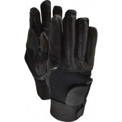 Ability One Men's Size 9 (L), Leather/Spandex/Gel Padded Work Glo