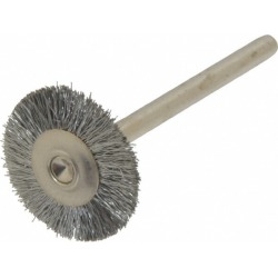 Weiler 3/4 Inch Brush Diameter, Crimped Steel Wheel Brush 37,000