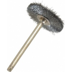 Weiler 1 Inch Brush Diameter, Crimped Steel Wheel Brush 37,000 RP