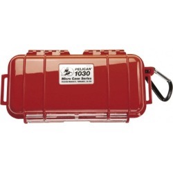 Pelican Products, Inc. 3-7/8x7-1/2" Red Watertight Case W/foam 10