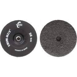 Premium Import 3 Inch Diameter, 36 Grit Silicon Carbide Quick Cha