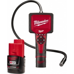 Milwaukee Tool 0.6693 Inch Wide Camera Head, 36 Inch Probe, 4x Ma