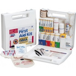 First Aid Only 62 Piece, 10 Person Bilk First Aid Kit 9 Inch Wide