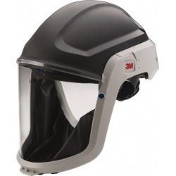 3M PAPR Compatible Hard Hat with Face Shield Polyester, Compatibl