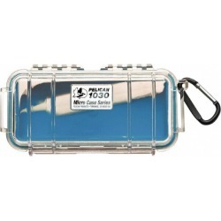 Pelican Products, Inc. 3-7/8x7-1/2" Clr/blu Watertight Clear Case