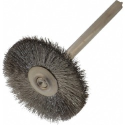Weiler 1 Inch Brush Diameter, Crimped Stainless Steel Wheel Brush