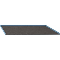 Lista 28-1/4 Inches Wide x 22-1/2 Inches Deep Ribbed Mat For Use