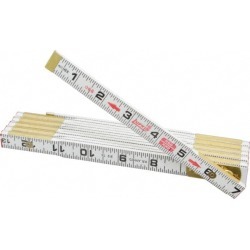 Lufkin 6 Ft. Long, Wood Folding Rule 1/16 Inch Graduation, 5/8 In
