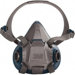 3M Series 6500, Size M Half Mask Respirator 4 Point Suspension, B