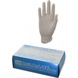 Memphis?� Small 100/pk Latex Powder Free Gloves 5054S