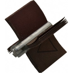 Premium Import 180 Grit, Coated, Aluminum Oxide Bore Polisher 1/4