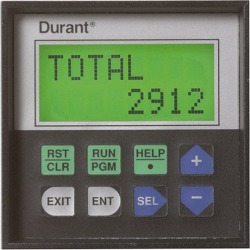 Durant 16 Digit, Green Backlit LCD, Front Panel Remote Reset, Pan