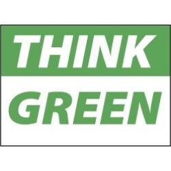 NMC 10x14 Plastic Think Green Sign TS138RB