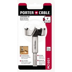 Porter-Cable 2 Inch, Uncoated, Carbon Steel Forstner Drill Bit 3/