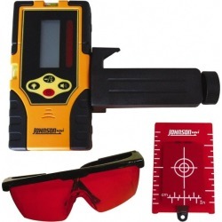 Johnson Level & Tool Laser Level 9 V Battery, Laser Detector Use