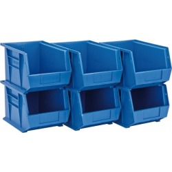 Quantum Storage 50 Lbs. Load Capacity, Blue Polypropylene / Polye