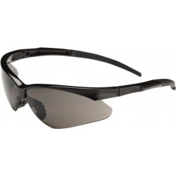 PRO-SAFE Gray Lenses, Scratch Resistant, Black Rubber Framed Safe