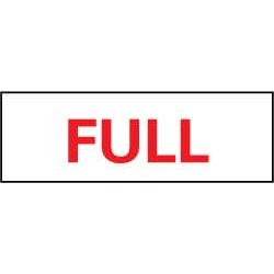 NMC 4"x12" Rigid Plastic Full Sign M56R
