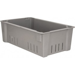 Quantum Storage 7-5/8 Inches Deep, Gray Wash Box 24 Inch Long x 7