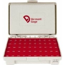 Vermont Gage 55 Piece Plug and Pin Gage Set Plus Tolerance