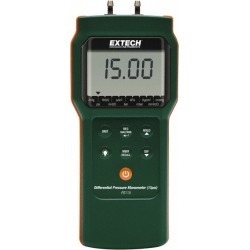 Extech 15 Max psi, 0.3% Accuracy, Differential Pressure Manometer
