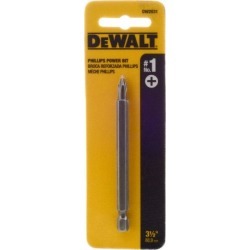 DeWALT 1/4 Inch Drive, No. 1 Phillips Screwdriver Bit Standard Ph