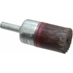 Weiler 3/4 Inch Brush Diameter, Crimped Steel Wheel Brush 20,000