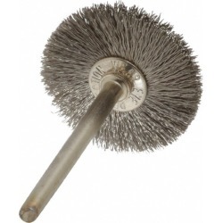 Anderson 1 Inch Brush Diameter, Crimped Stainless Steel Wheel Bru