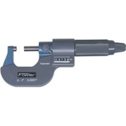 Fowler 0 to 6 Inch Range, 0.0001 Inch Graduation, 6 Piece Mechani