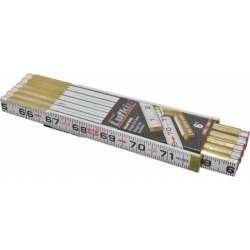 Lufkin 6 Ft. Long, Wood, Folding Rule 1/16 Inch Graduation, 5/8 I