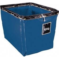 Royal Basket Trucks 10 Bu 36x24x25" Blue Vinyl Replacement Liner