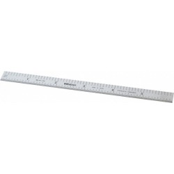 Mitutoyo 6 Inch Long, 1/50, 1/10 Inch Graduation, Silver, Flexibl