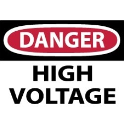 NMC 3x5" Danger 5/pk High Voltage Label MSCD49AP