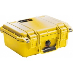 Pelican Products, Inc. 11-9/16x6" Ylw Inj Molded Wtrprf Case 1400
