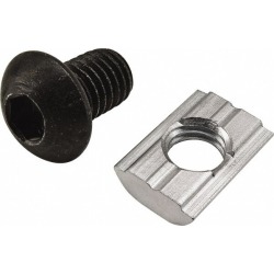 80/20 Inc. M8, 12mm Long, Open Shelving Button Head Socket Cap Sc