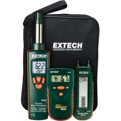 Extech LCD Display Water Restoration Kit Includes MO280 Pinless M