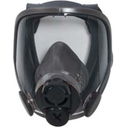 3M Series 6000DIN, Size L Full Face Respirator 4 Point Suspension