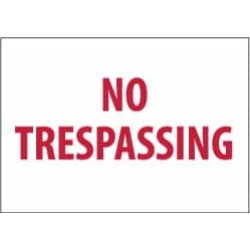 NMC 7"x10"rigid Plastic Employees Only Sign M57R