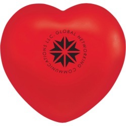250 Heart Shaped Promotional Stress Reliever