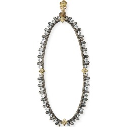 Old World Oval Sapphire Enhancer w/ Diamonds