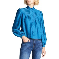 Rylee Long-Sleeve Texture Top