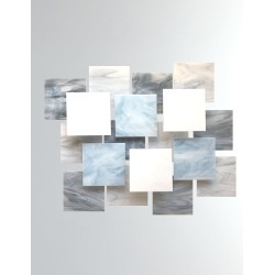 Glacial Glass Wall Sculpture