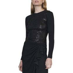Sequin Knit Sweater