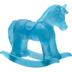 Blue Crystal Rocking Horse