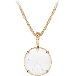 18k Sand Dollar Charm Enhancer