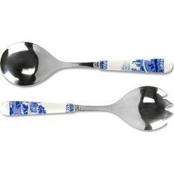 Blue Italian Salad Servers, Set of 2