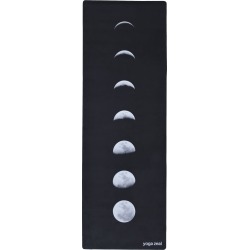 Black Lunar Printed Yoga Mat