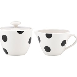 deco dot sugar/creamer set