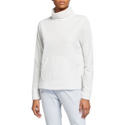 Synthetic Fleece Mock Mirage Sweatshirt